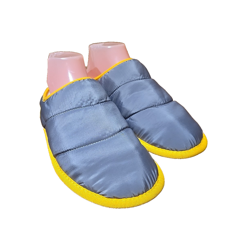 Dream Pairs SDSL229W Gray Fuzzy Wool-Like Lining Slip On Slippers‎ Womans Size 7